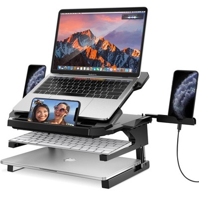 Laptop Stand, 20 Angles -Layer Height Adjustable Laptop Stands, Portable Lapt...