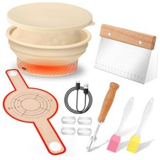 Foldable Sourdough Starter Warmer with 4 Adjustable Sourdough Starter Kit