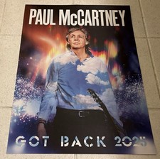 OFFICIAL PAUL MCCARTNEY GOT BACK NORTH AMERICA TOUR 2025 POSTER THE BEATLES RARE