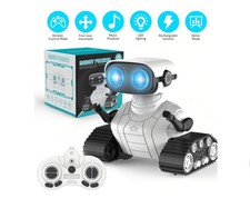 RC robot friend toy for kids - Dancing, Plays songs, Animal sounds - White