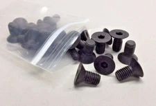 Cap Screw CFC08016-23 Flat Socket M8-1.25 x 16mm 12.9 (Pack of 23) Black Plain F