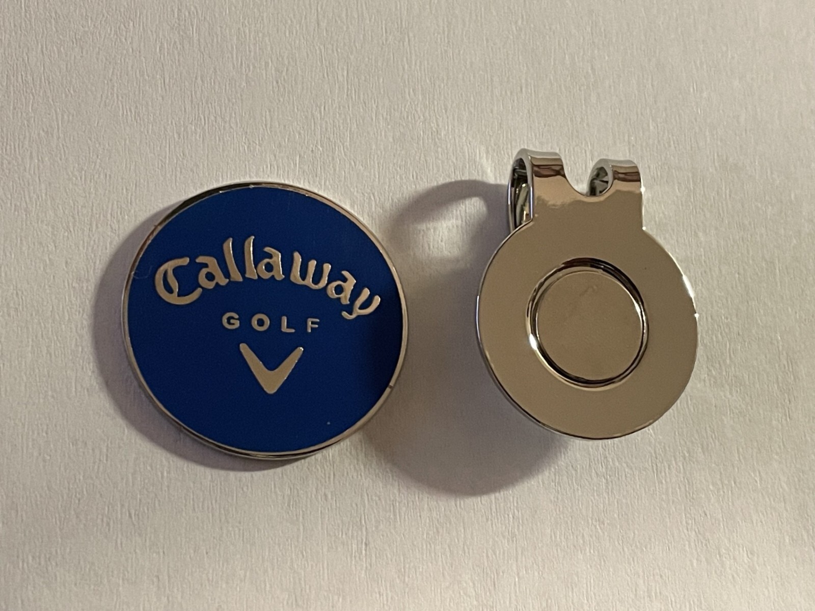 Callaway Golf 1" Flat Coin Style Golf Marker W/BONUS HAT CLIP - A Great Deal!