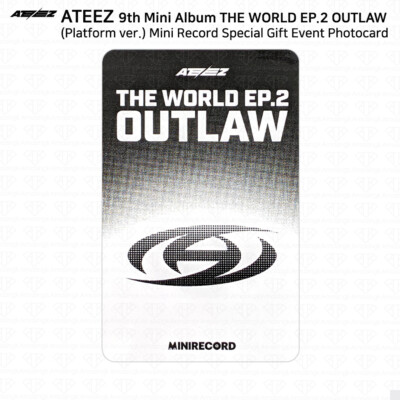 ATEEZ THE WORLD EP.2 OUTLAW Minirecord Special Gift Event