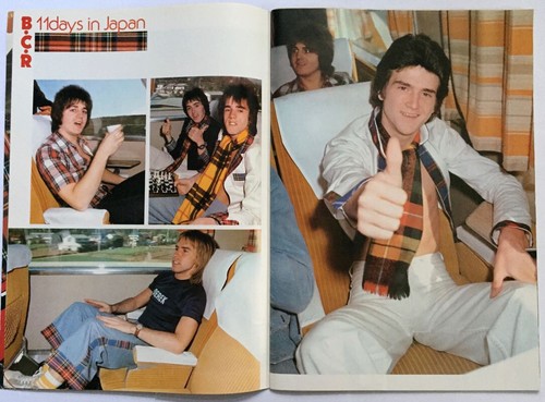 BAY CITY ROLLERS 1977 YOUNG ROCK Special Issue Magazine Poster Japan ACCEPTABLE - Picture 21 of 24