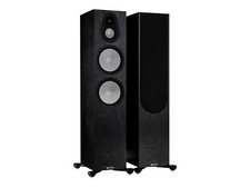 Monitor Audio Silver 500 7g Floorstanding Speakers In "black Oak"