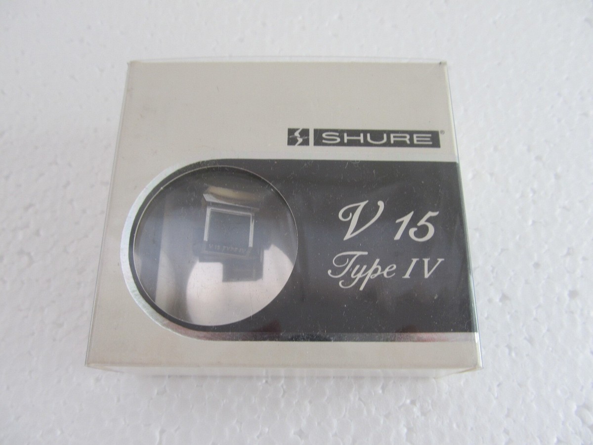 SHURE V15 Type IV Cartridge Stereo Dynetic Phono Cartridge w/ Box