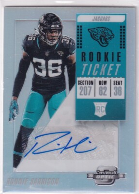 2018 Panini Contenders Optic NFL No. 189 Ronnie Harrison Rookie Ticket Auto