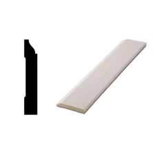 623 1/2 in. x 3 1/4 in. x 96 in. Primed MDF Baseboard Moulding (1-Piece 8 Total