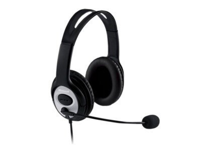 Ersatz Ohrpolster Für Microsoft Lifechat LX-3000 - Protein Leder & Memory-Schaum, Schwarz