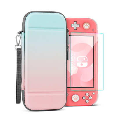 Storage Carrying Case for Nintendo Switch Lite with Screen Protector