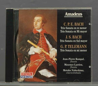 CD. Rampal, Maxence Larrieu, Motoko Nabeshima   C. P. E. Bach    