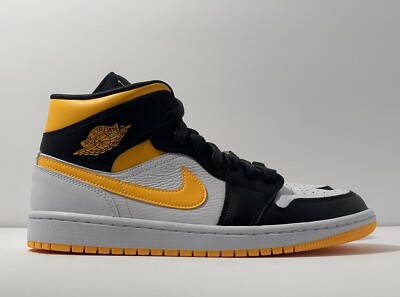New Nike Air Jordan 1 Mid SE White Laser Orange Women's Size 9.5