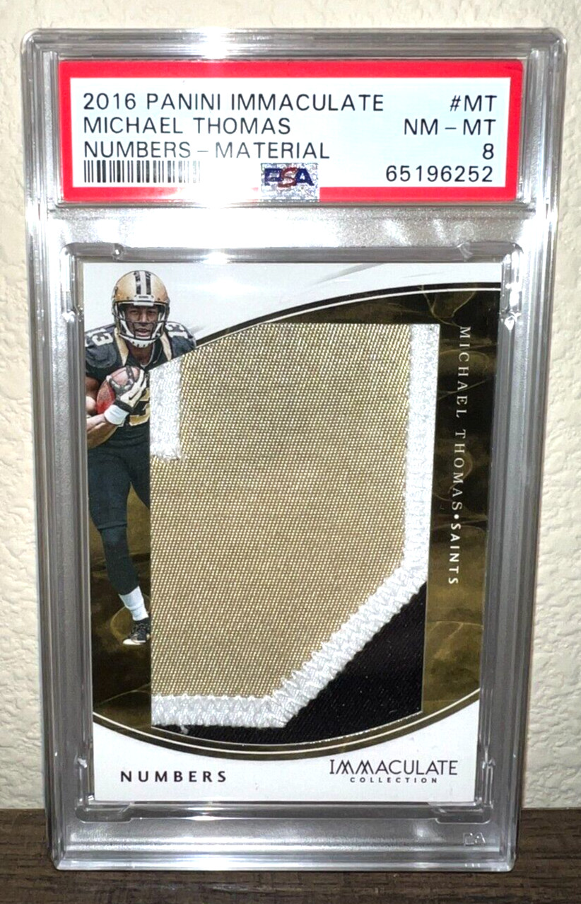 Michael Thomas Panini Immaculate Numbers #MT Material