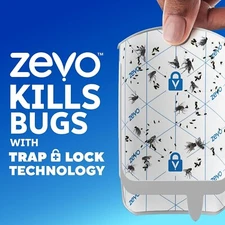 Zevo Flying Insect Trap & Cartridge - Plug in Fly Trap 