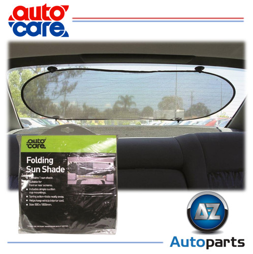 Autocare Folding Car Sun Shade Front or Rear Windscreen Sun Screen 100 x 50cm