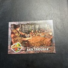 JB4a The Flintstones Movie 1994 Topps #42 Fred John Goodman Car Trouble