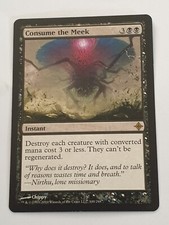 MTG Magic The Gathering Rise of the Eldrazi Consume the Meek Rare LP
