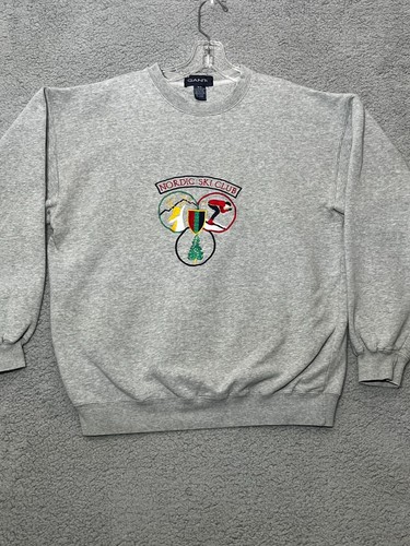 VINTAGE GANT Nordic Ski Club Mens Crew 
