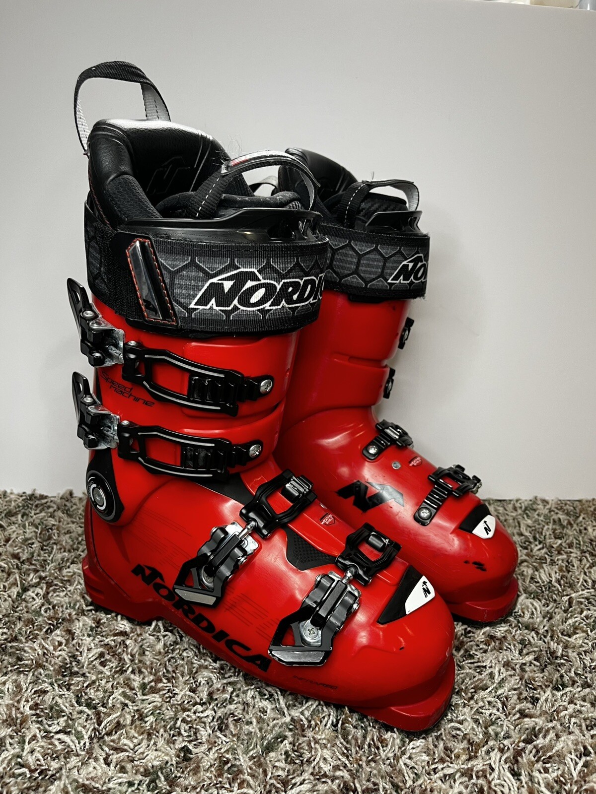 SALOMON Scarponi da sci Nordica Speedmachine 130 misura 25 25 5 rosso scarponi da sci discesa