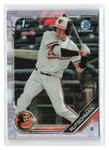 Adley Rutschman 2019 Bowman Chrome First Refractor Parallel SP #BDC-1 - BAL