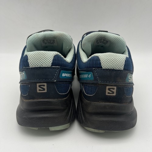 Salomon SpeedCross 4 Trail Running Shoe Women’s Size US 6 Blue 402431 - Picture 3 of 10