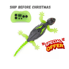HEX BOTS Wall Crawler Gecko, Rechargeable Rem...