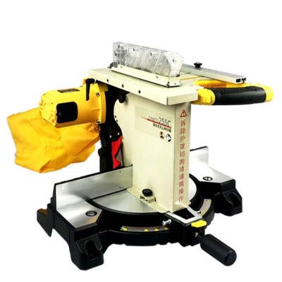 10 Inch Miter Saw Multi-Function Compound Dust-Free Saw Table Saw 45 Degree