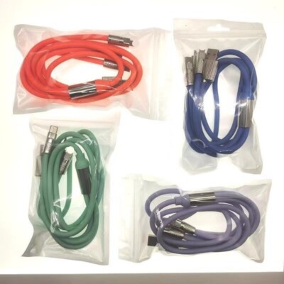 3 in 1 Fast Charging Cable Cell Phone Charger Cord For iPhone Type C Micro USB