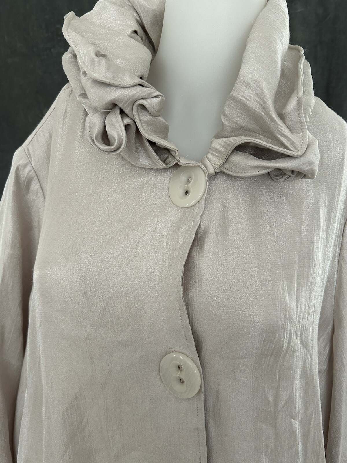 IC Collection Swing Jacket Structured Wire Collar… - image 8