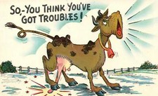 Vintage PPC - "So - you think you've got troubles!" - F24299