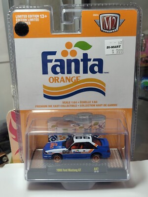 M2 Machines Fanta Orange 1988 Ford Mustang GT A07 Chase P72!