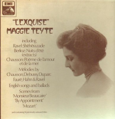 LP-BOX Maggie Teyte LExquise MONO / TEXTURED HARDCOVERBOX + BOOKLET EMI