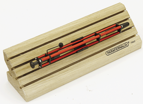 PARAFERNALIA PENNA PORTAMINE AL115 REVOLUTION LINEA 2 mm alluminio nero titanio - Bild 1 von 8