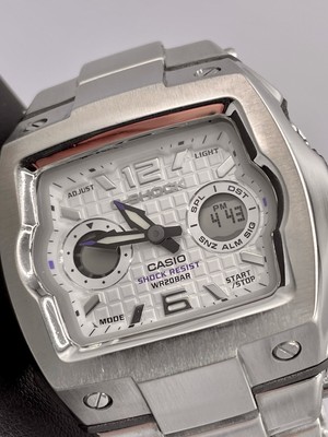 Casio C-Cube G-Shock G011 Cool White Dial G-0110 200m Stainless Steel  GShock | eBay