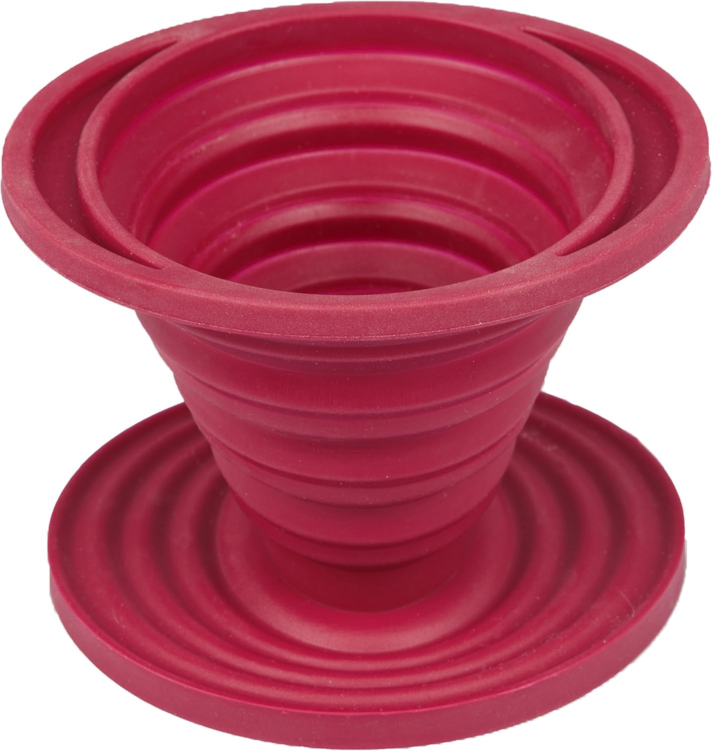 Collapsible Silicone Pour Over Coffee Dripper - Reusable Slickdrip Filter  