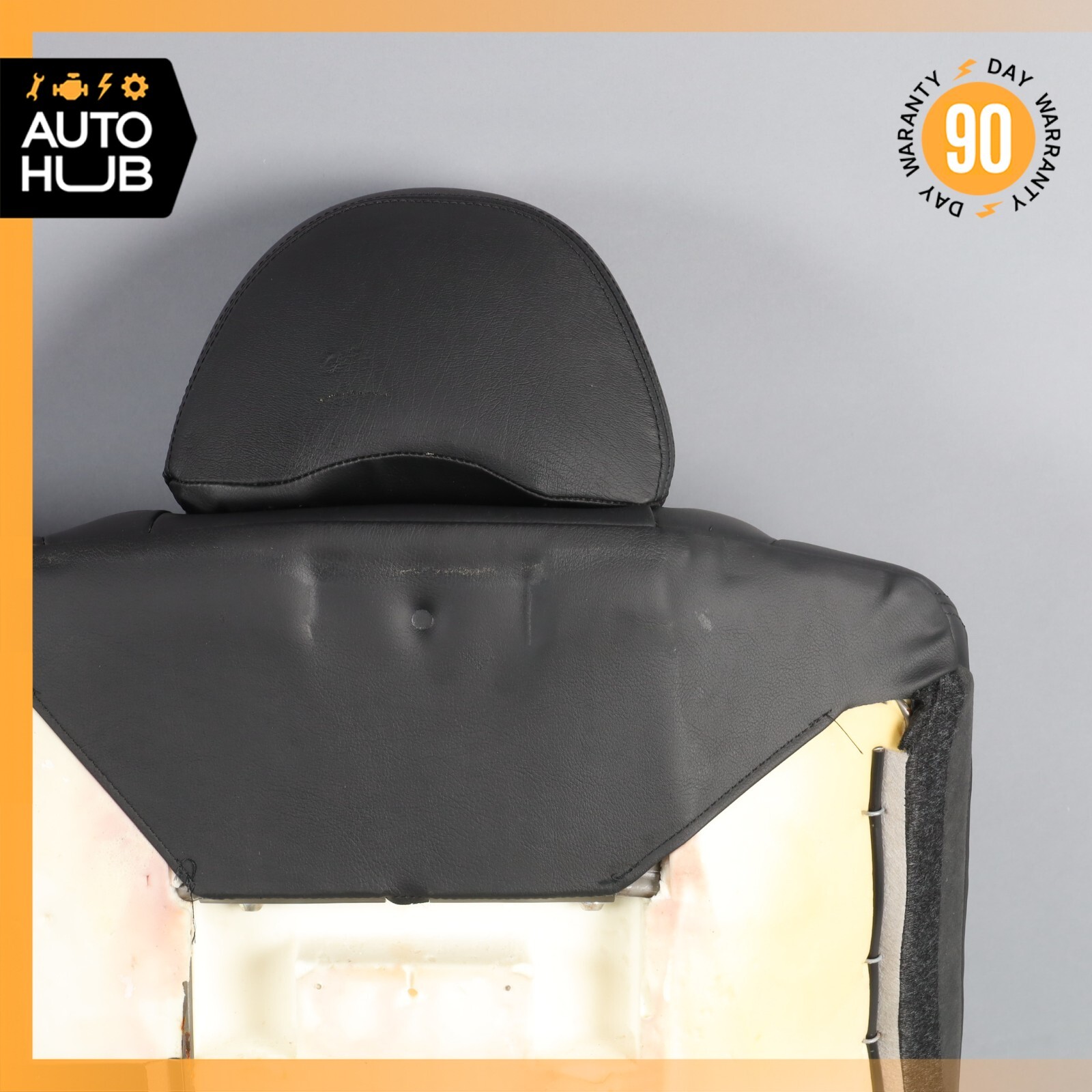13-18 Maserati GranTurismo S M145 Rear Upper Top Seat Cushion Black OEM