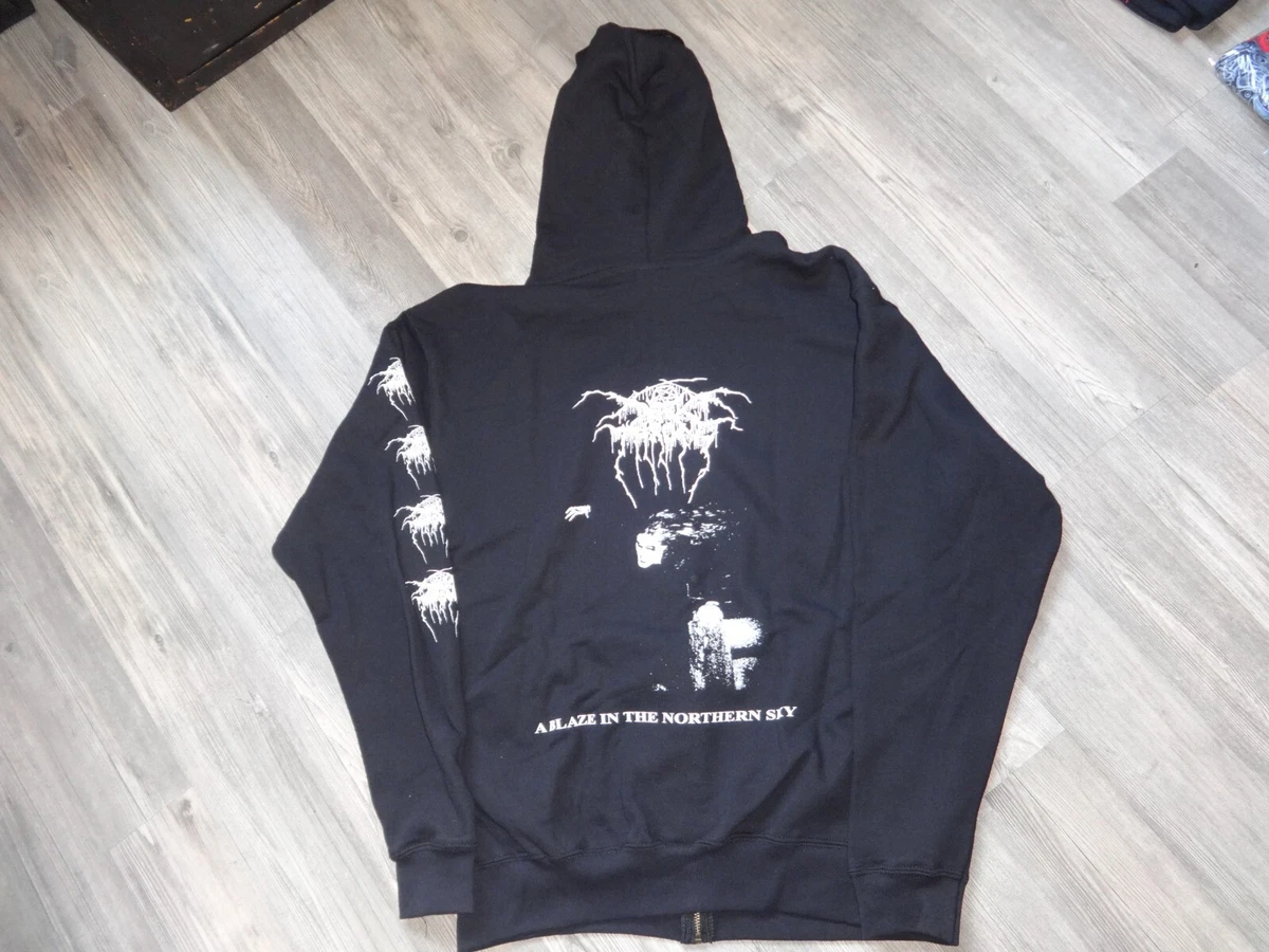 Darkthrone Hoodie Zipper Jacke Black Metal US Import Mayhem