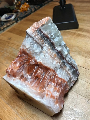 Multicolored Calcite Crystal Mineral Gemstone Medium Natural Rock Specimen 005 - Picture 7 of 12