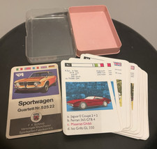 60er 70er QUARTETT SPORTWAGEN SCHMID SPIELKAR...