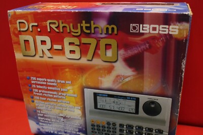 USED BOSS Roland DR-670 Dr. Rhythm Box Drum Machine Sequencer