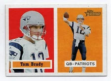 2002 Topps Heritage Tom Brady Card #50 - New England Patriots