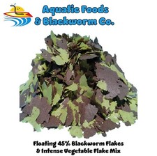 45 Blackworm Flakes Intense Vegetable Flake Mix, Made in the USA