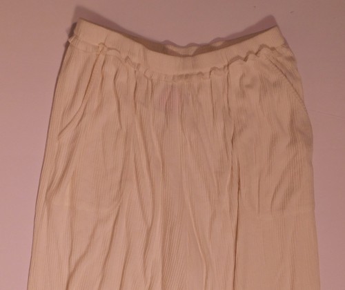FREE PEOPLE INTIMATELY Women's Cream Soft Ribbed Pant Sz M - Picture 3 of 6