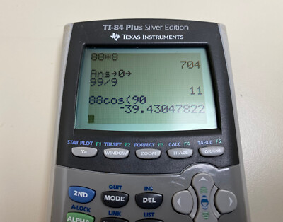 Texas Instruments TI-84 Plus Silver Edition Graphing Calculator 