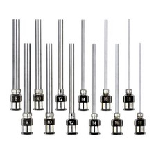 12 Pack Dispensing Needle Set, 1.97'' Tip Luer Lock 8, 10, 12, 14, 16, 18 Gauge.
