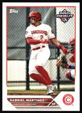 2023 Topps Pro Debut Gabriel Martinez #PD-120 Vancouver Canadians