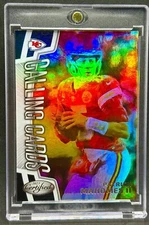 Patrick Mahomes RARE COMIC  REFRACTOR INVESTMENT CARD PANINI CHIEFS MVP MINT