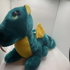 Dakin Green Plush Puff The Magic Dragon 17  Stuffed Toy Vintage Fun Farm 1987