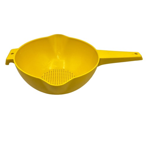 Colador Colador Vintage Tupperware 2 Qt Grande Amarillo 1523-7 Retro Años 70’s MCM - Imagen 5 de 9