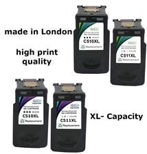 Refilled Ink Cartridges For Canon PG-510 / CL-511 MP270 MP280 MP495 MX350 MX410